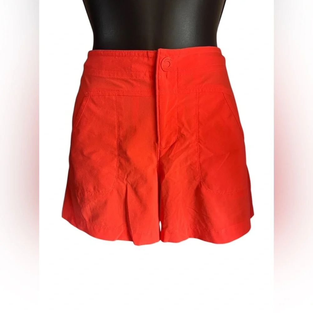 Athleta Womens bright orange Costa board shorts, size 8, NWOT swim shorts - Picture 1 of 10